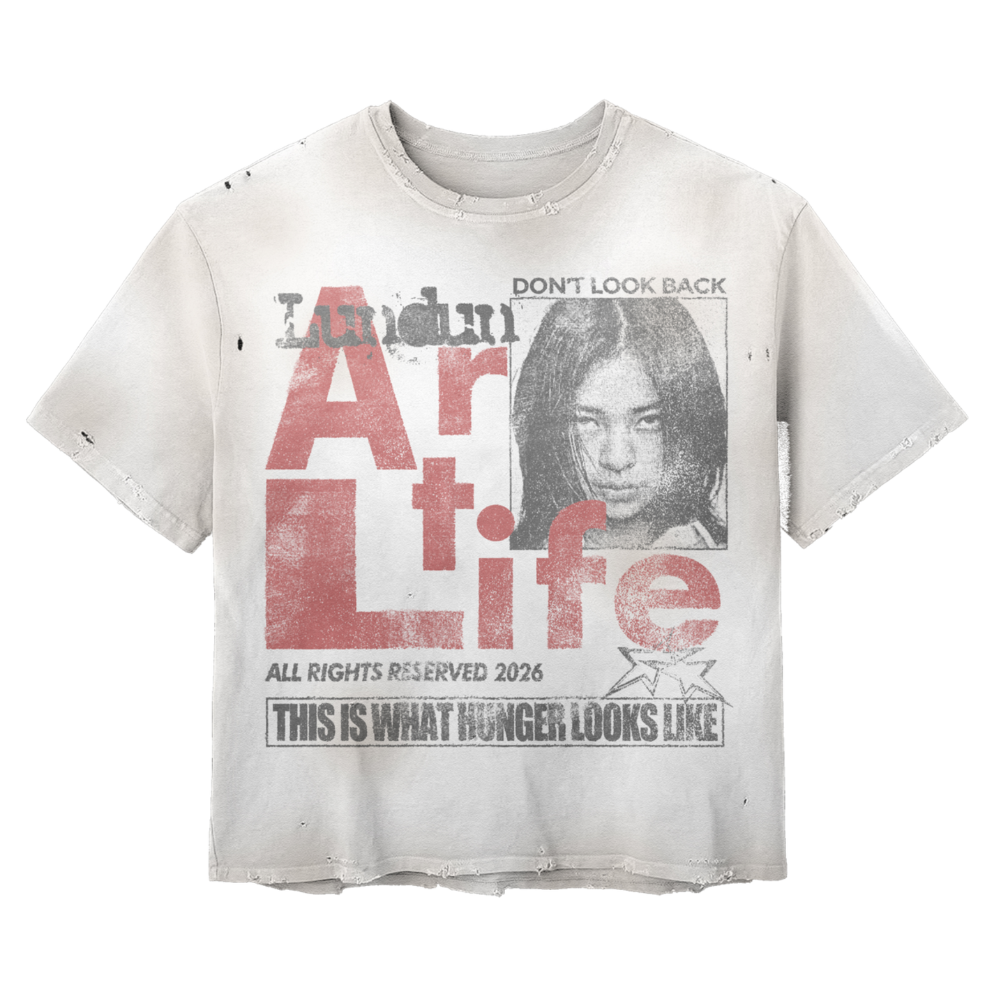 white art life shirt