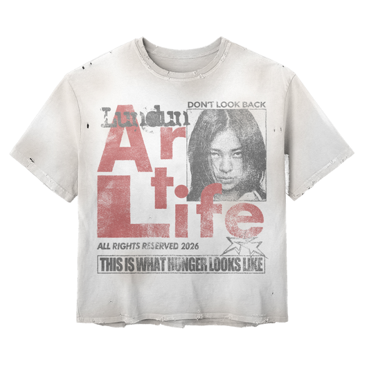 white art life shirt